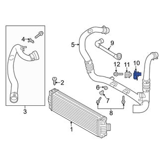 Ford OE - Exhaust Gas Recirculation (EGR) Tube Adapter
