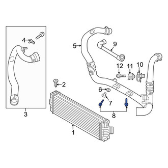 Ford OE - Engine Air Intake Hose Bolt