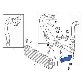Ford OE - Intercooler Pipe