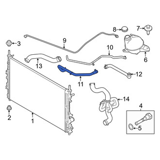 Ford OE - HVAC Heater Hose