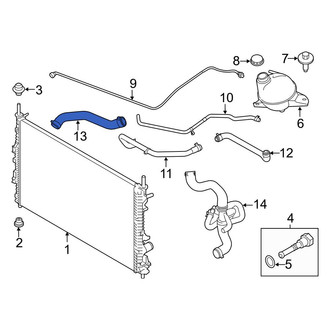 Ford OE - Upper Radiator Coolant Hose