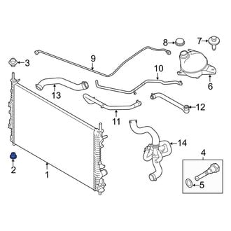 Ford OE - Lower Radiator Insulator