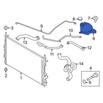 Ford OE - Engine Coolant Reservoir