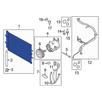 Ford OE - A/C Condenser