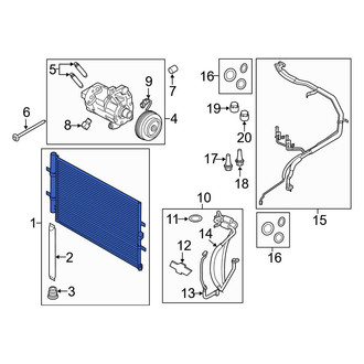 Ford OE - A/C Condenser