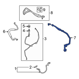 Ford OE - A/C Manifold Hose Assembly