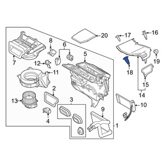 Ford OE - Tail Light Nut