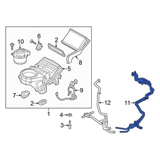 Ford OE - HVAC Heater Hose
