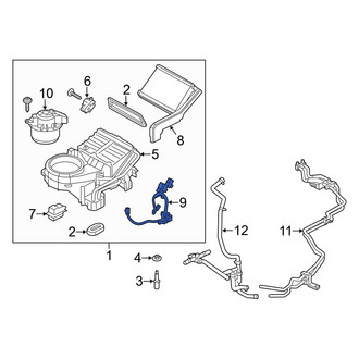 Ford OE - Rear HVAC System Wiring Harness
