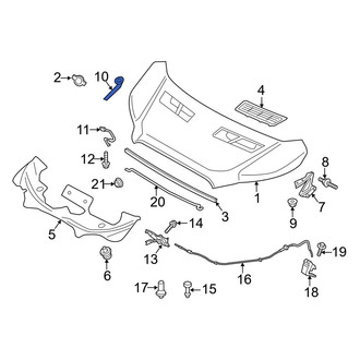 Ford OE - Front Hood Plug