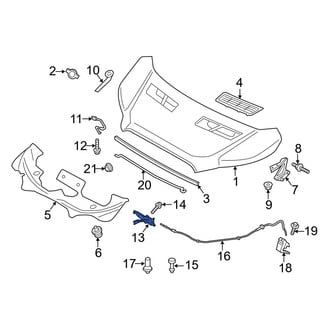 Ford OE - Front Hood Latch