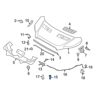 Ford OE - Front Hood Stop Buffer