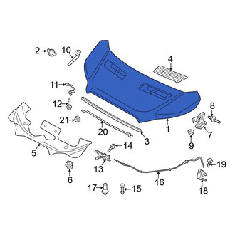 Ford OE - Front Hood Panel