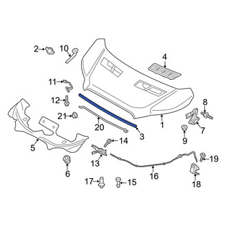 Ford OE - Front Hood Seal