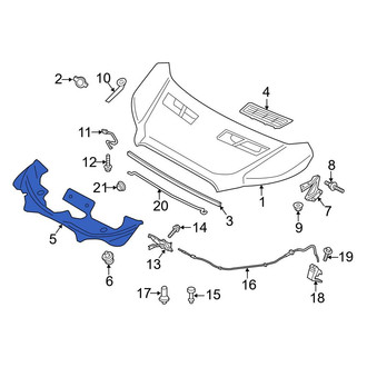 Ford OE - Front Hood Insulation Pad