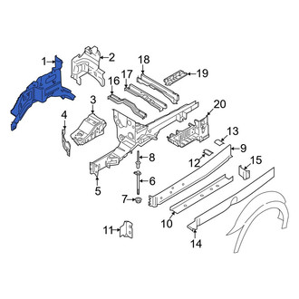 Ford OE - Front Right Fender Rail