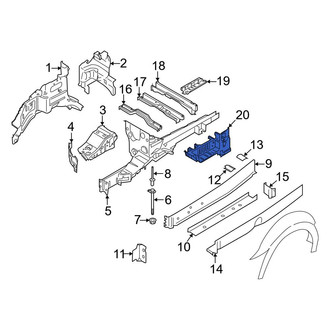 Ford OE - Rear Left Floor Sill