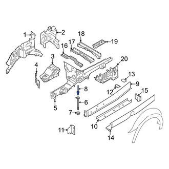 Ford OE - Frame Side Member Rivet
