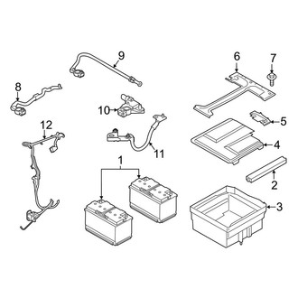 Ford OE - Electrical - Battery (3.2L)