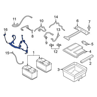 Ford OE - Front Battery Cable