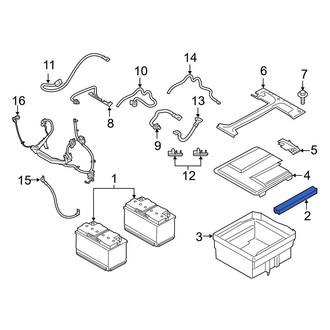 Ford OE - Battery Insulator