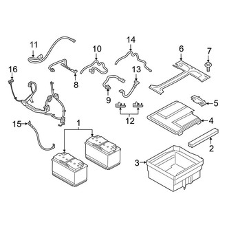 Ford OE - Electrical - Battery
