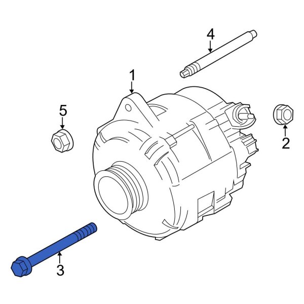 Alternator Bracket Bolt