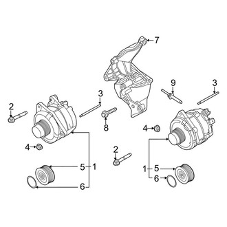 Ford OE - Electrical - Alternator (Dual Alternators)