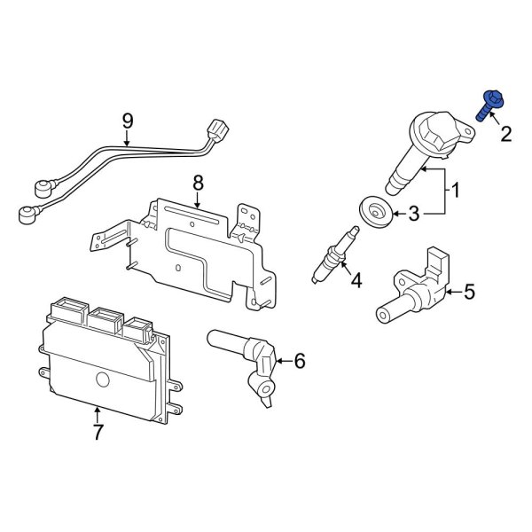 Ignition Coil Bolt