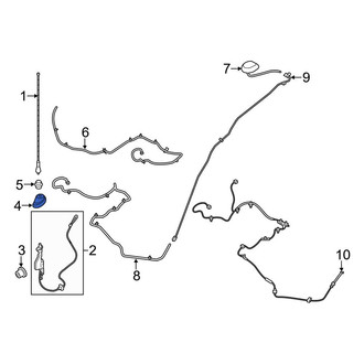 Ford OE - Radio Antenna Cover