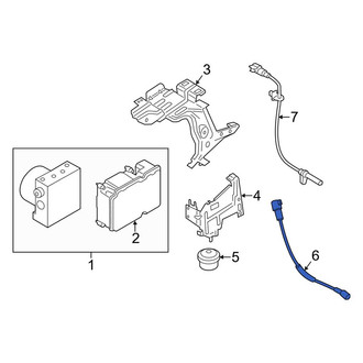 Ford OE - Front ABS Wheel Speed Sensor