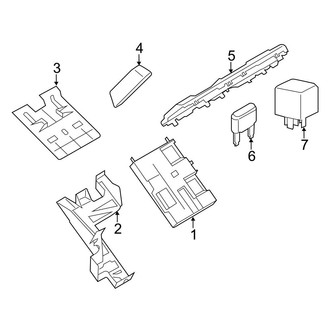 Ford OE - Electrical - Fuse & Relay (Passenger Compartment)