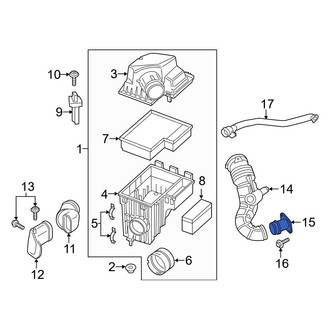 Ford OE - Engine Air Intake Hose Adapter