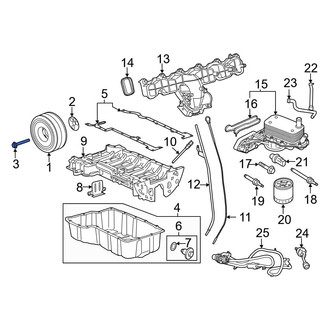 Ford OE - Engine Crankshaft Pulley Bolt