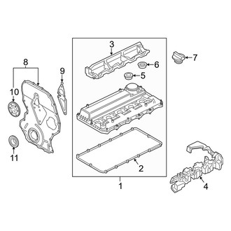Ford OE - Engine - Valve & Timing Covers (3.2L)