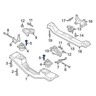 Ford OE - Lower Engine Mount Bolt