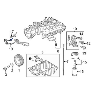 Ford OE - Engine Heater Bolt