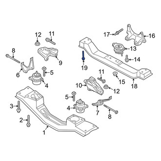 Ford OE - Transmission Crossmember Bolt