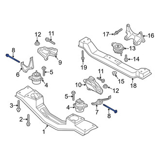 Ford OE - Lower Engine Mount Bolt