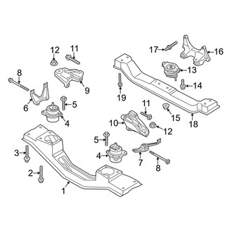 Ford OE - Engine & Transmission Mounting (Flex)