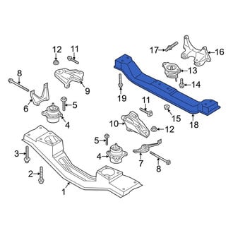 Ford OE - Front Center Floor Pan Crossmember