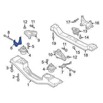 Ford OE - Right Upper Engine Mount Bracket