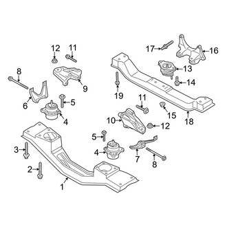 Ford OE - Engine & Transmission Mounting (3.5L)