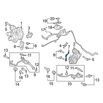 Ford OE - Left Turbocharger Bracket
