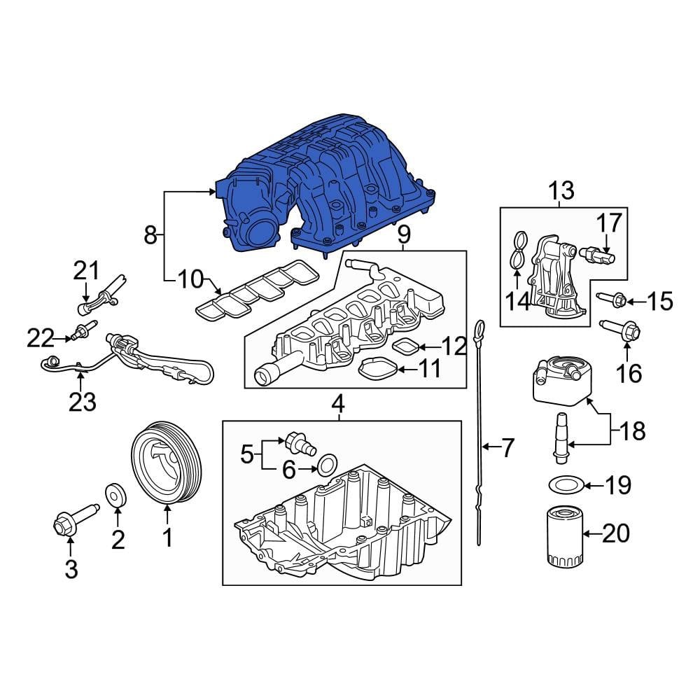 Ford OE BR3Z9424S - Upper Engine Intake Manifold