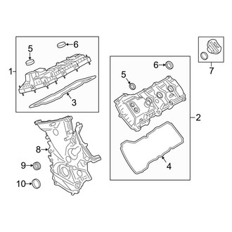 Ford OE - Engine - Valve & Timing Covers (3.7L)