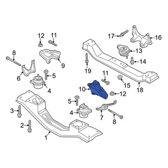 Ford OE - Right Upper Engine Mount Bracket