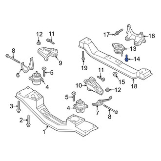 Ford OE - Automatic Transmission Mount Bolt