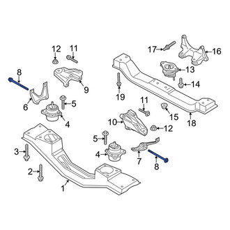 Ford OE - Lower Engine Mount Bolt