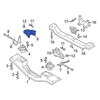 Ford OE - Right Upper Engine Mount Bracket